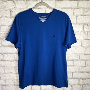 Nautica | Mens Large Blue Performance Short SleeveTee